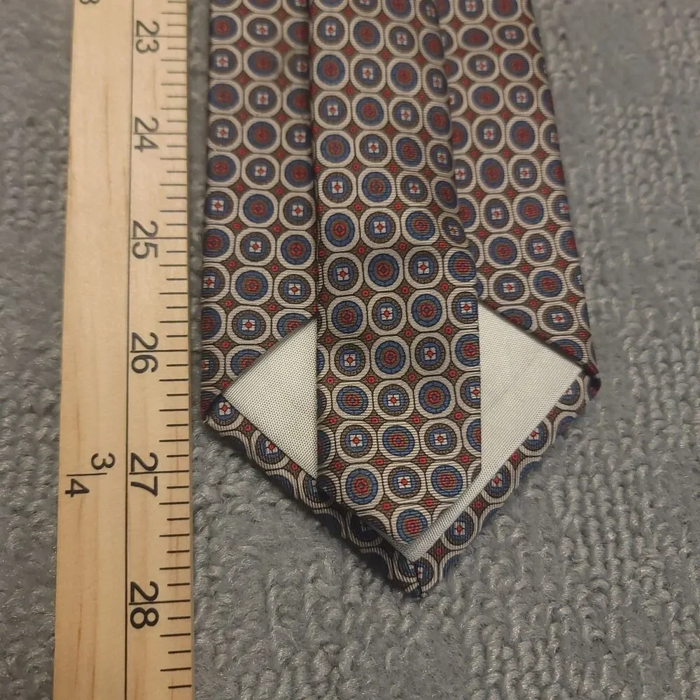 Givenchy Monsieur Mens Tie Geometric 100% All Silk Made in Italy 56x3.5 inch